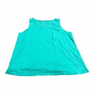 J. Crew Women’s Tank Top, Green, Size XXL